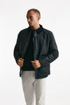 giubbino reelin wax jacket in cotone cerato navy-blu men Barbour - 1