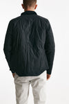 giubbino reelin wax jacket in cotone cerato navy-blu men Barbour - 3