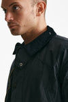 giubbino reelin wax jacket in cotone cerato navy-blu men Barbour - 8