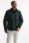 giubbino reelin wax jacket in cotone cerato navy-blu men Barbour - 5