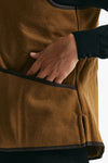 gilet in pile acrilico cammello men Barbour - 7