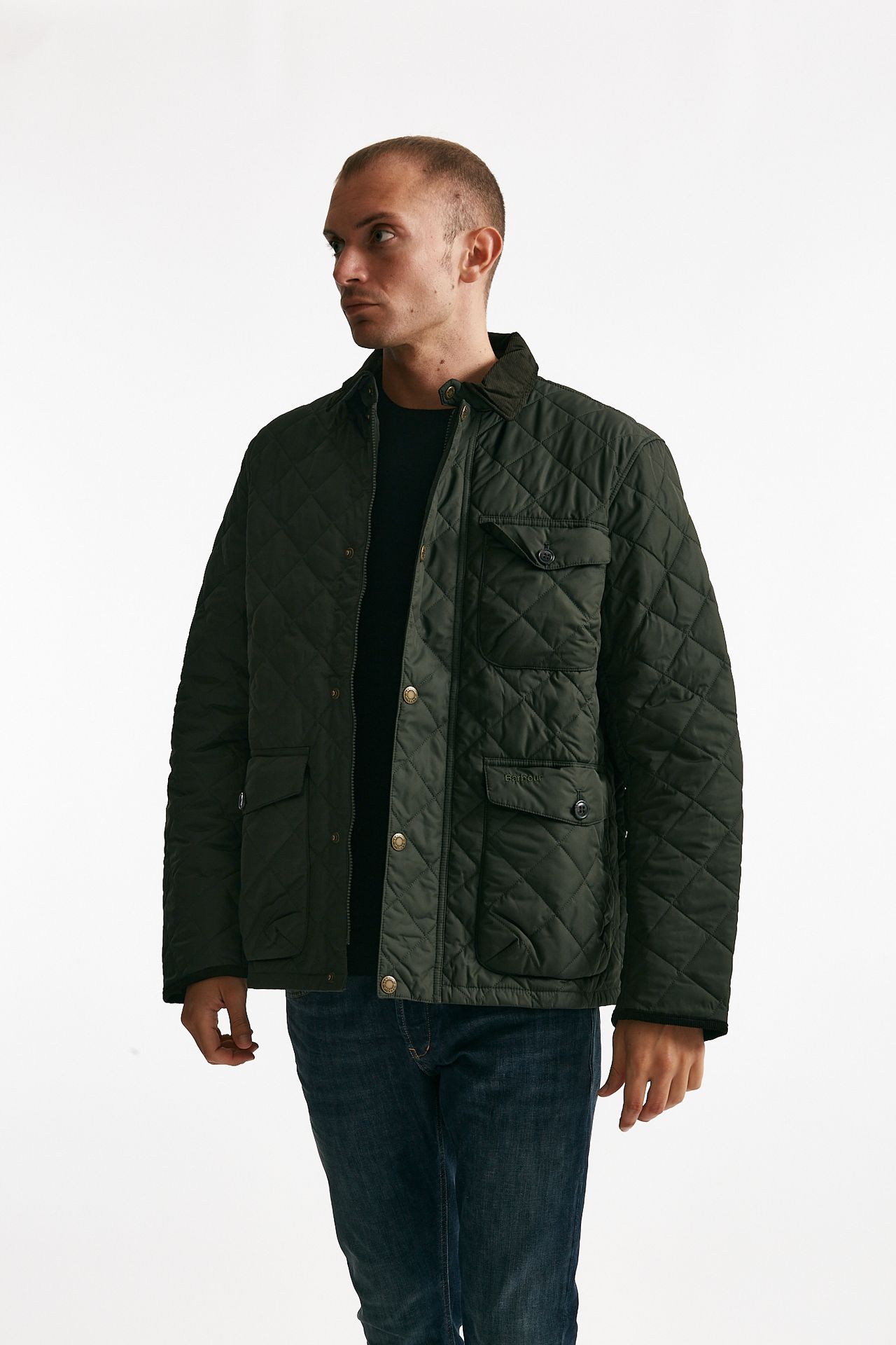 Giacca HORNBY QUILTED trapuntata verde men Barbour - 1