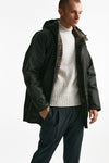 Parka BEDALE WAX PARKA in cotone cerato verde men Barbour - 4