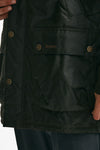 Parka BEDALE WAX PARKA in cotone cerato verde men Barbour - 7