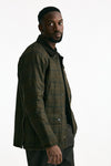 Giacca CHECK WOOL JACKET brown/verde men Barbour - 4