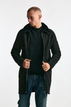 Cappotto in shearling grigio/nero men Giorgio brato - 1