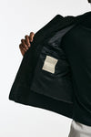 Giubbino in pelle camoscio lavato nero men Giorgio brato - 8