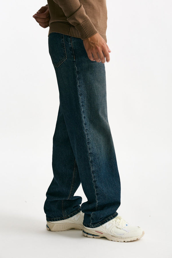 Jeans lavaggio scuro stone washed men Covert