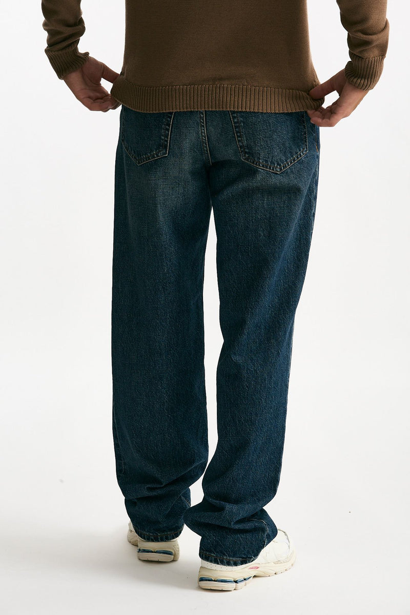 Jeans lavaggio scuro stone washed men Covert - 3