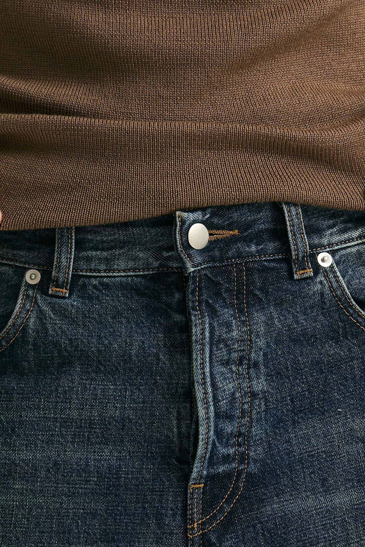 Jeans lavaggio scuro stone washed men Covert - 6