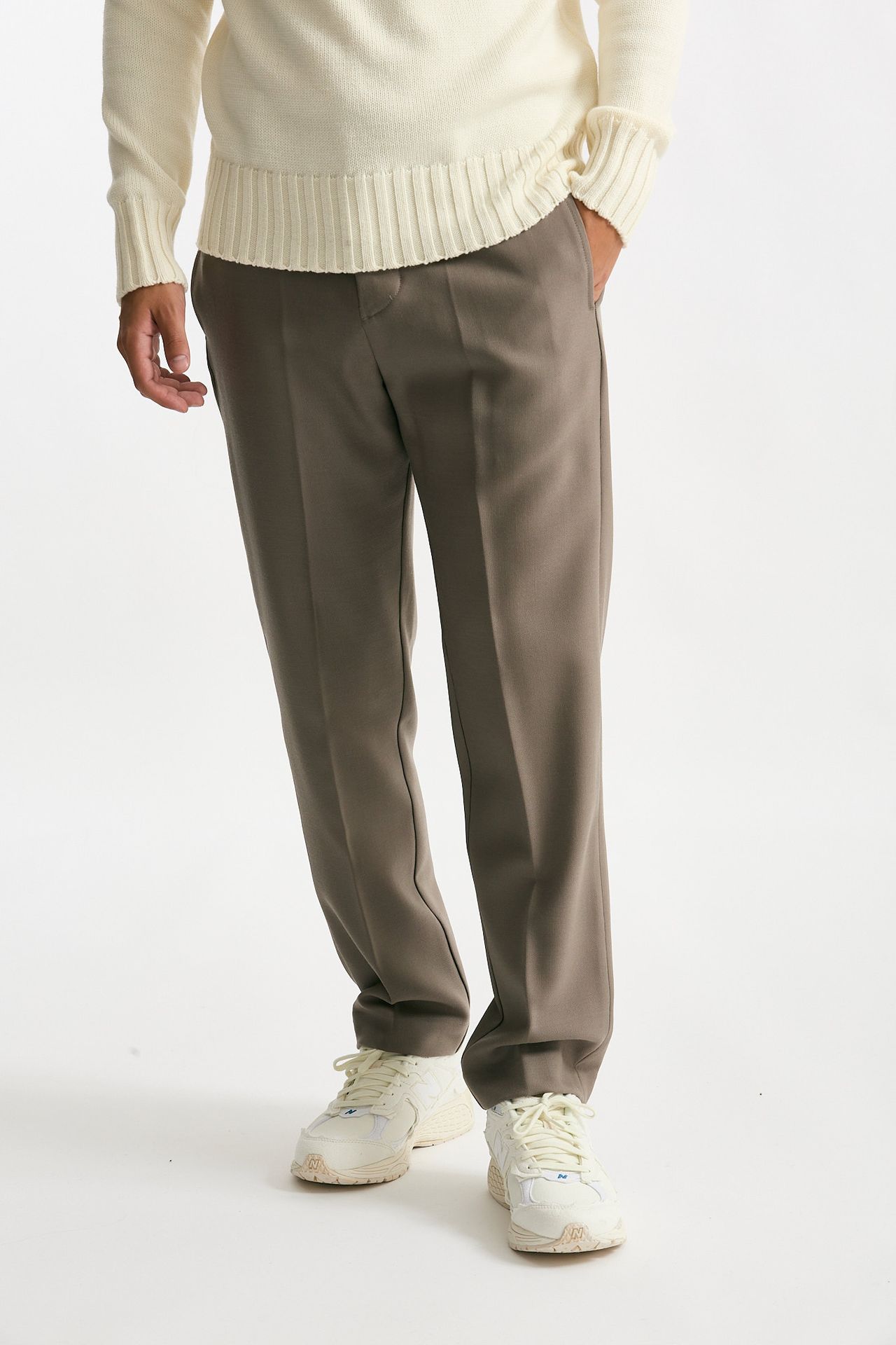 Pantalone in lana beige men Covert - 2