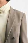 Giacca doppiopetto in lana beige men Covert - 7