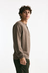 Maglia in lana cashmere e seta tortora men Covert - 2