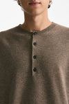 Maglia in lana cashmere e seta tortora men Covert - 5