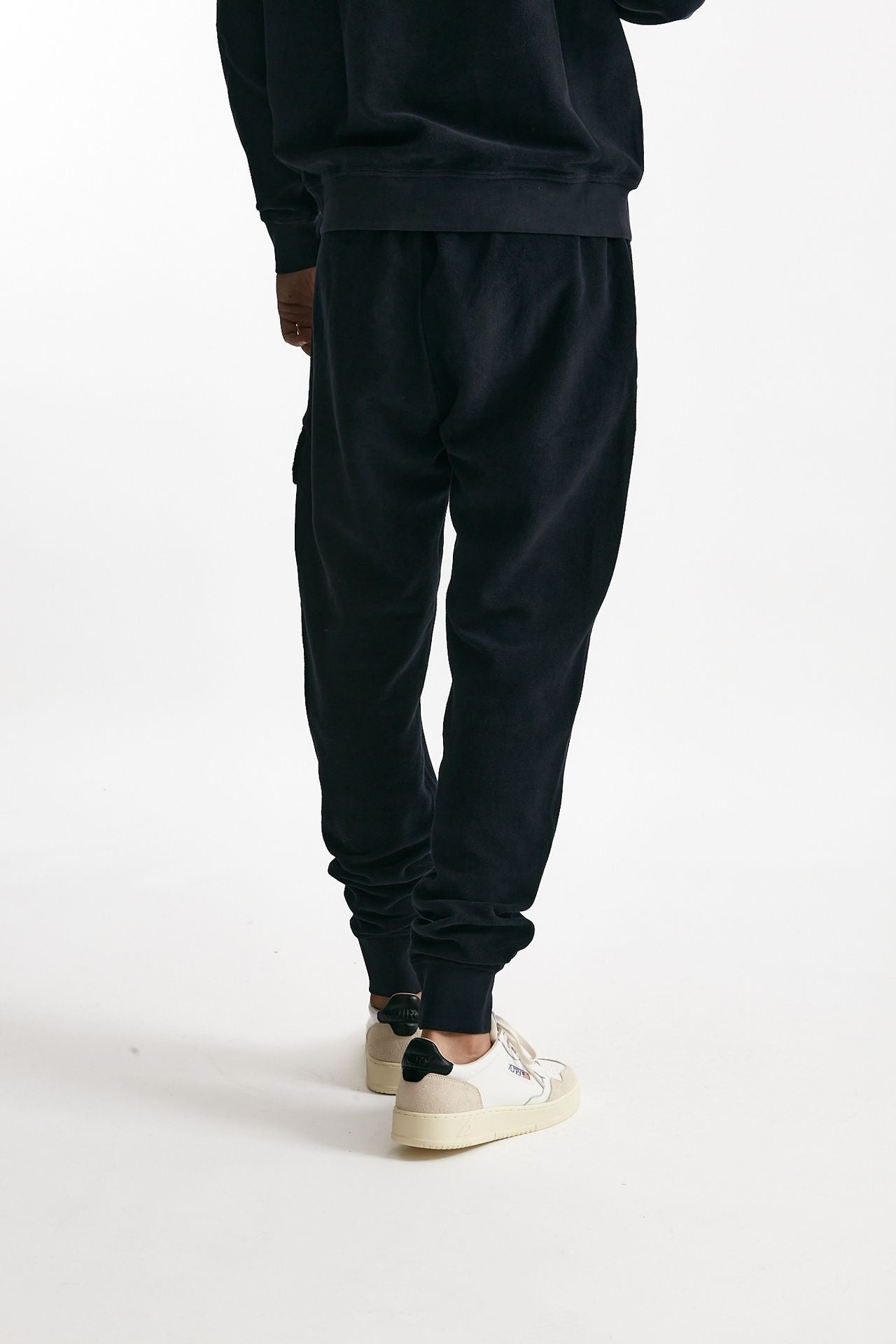 pantalone felpa brushed and emerized diagonal fleece blu men C.p. company - 3