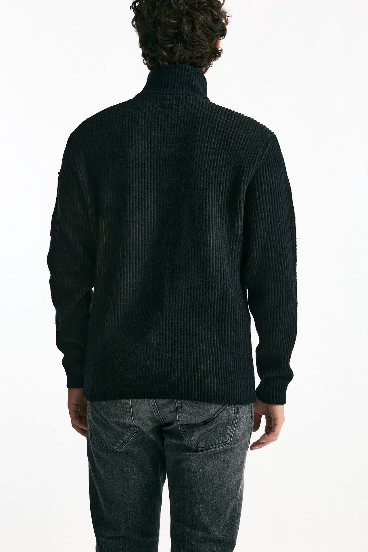 Maglia in lana e poliammide Vanisè nero/verde men C.p. company - 3