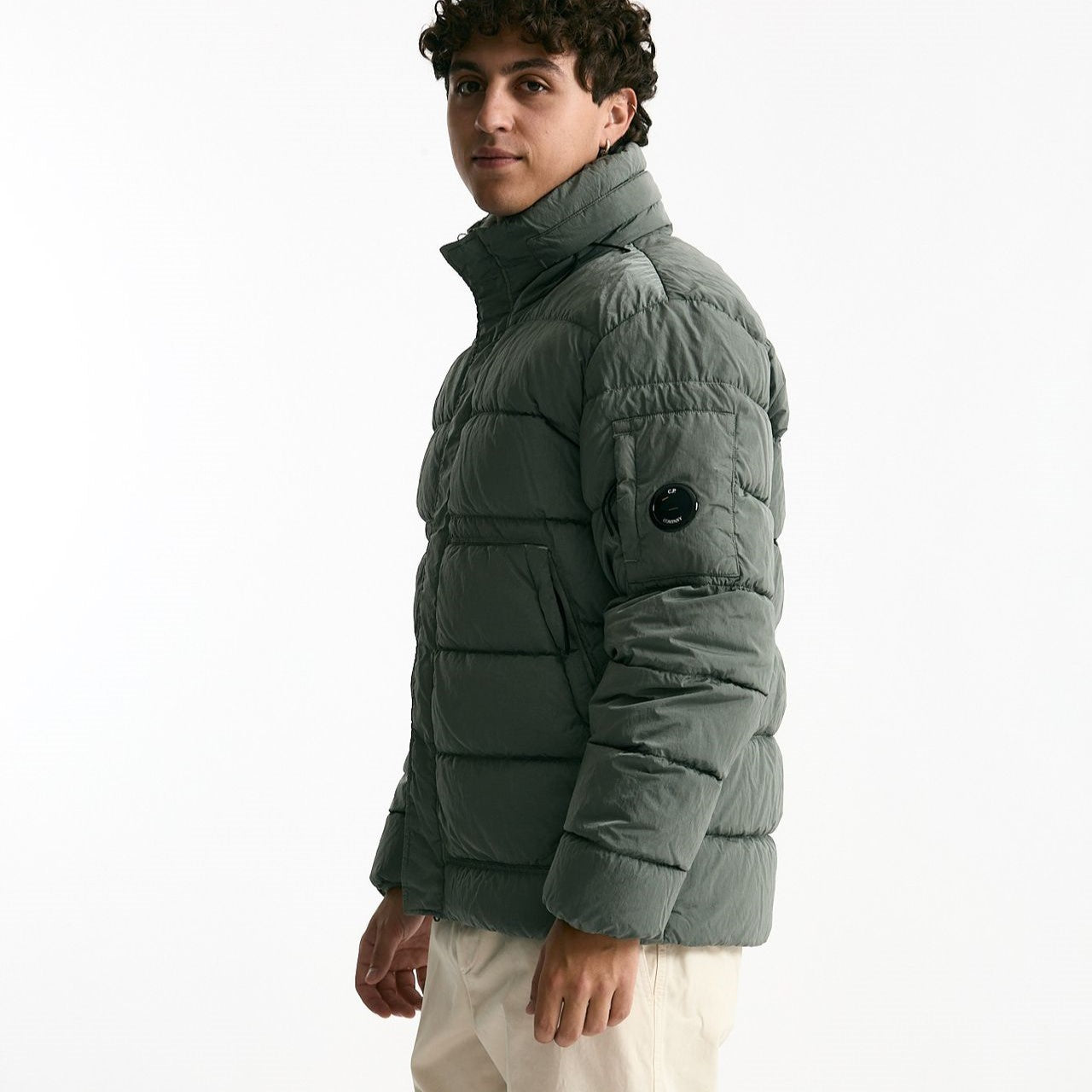 Piumino CHROME-R verde/grigio men C.p. company - 10