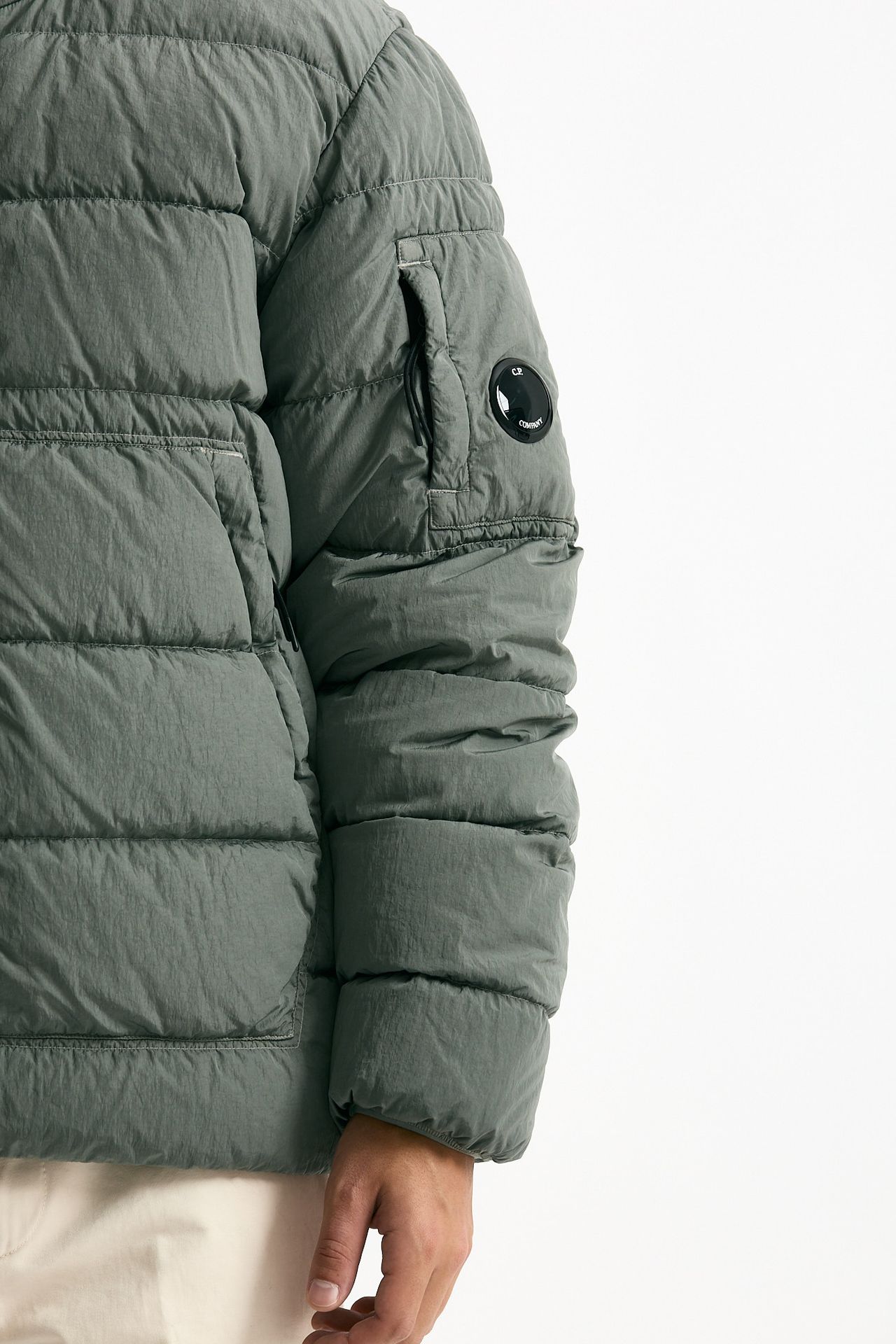Piumino CHROME-R verde/grigio men C.p. company - 6