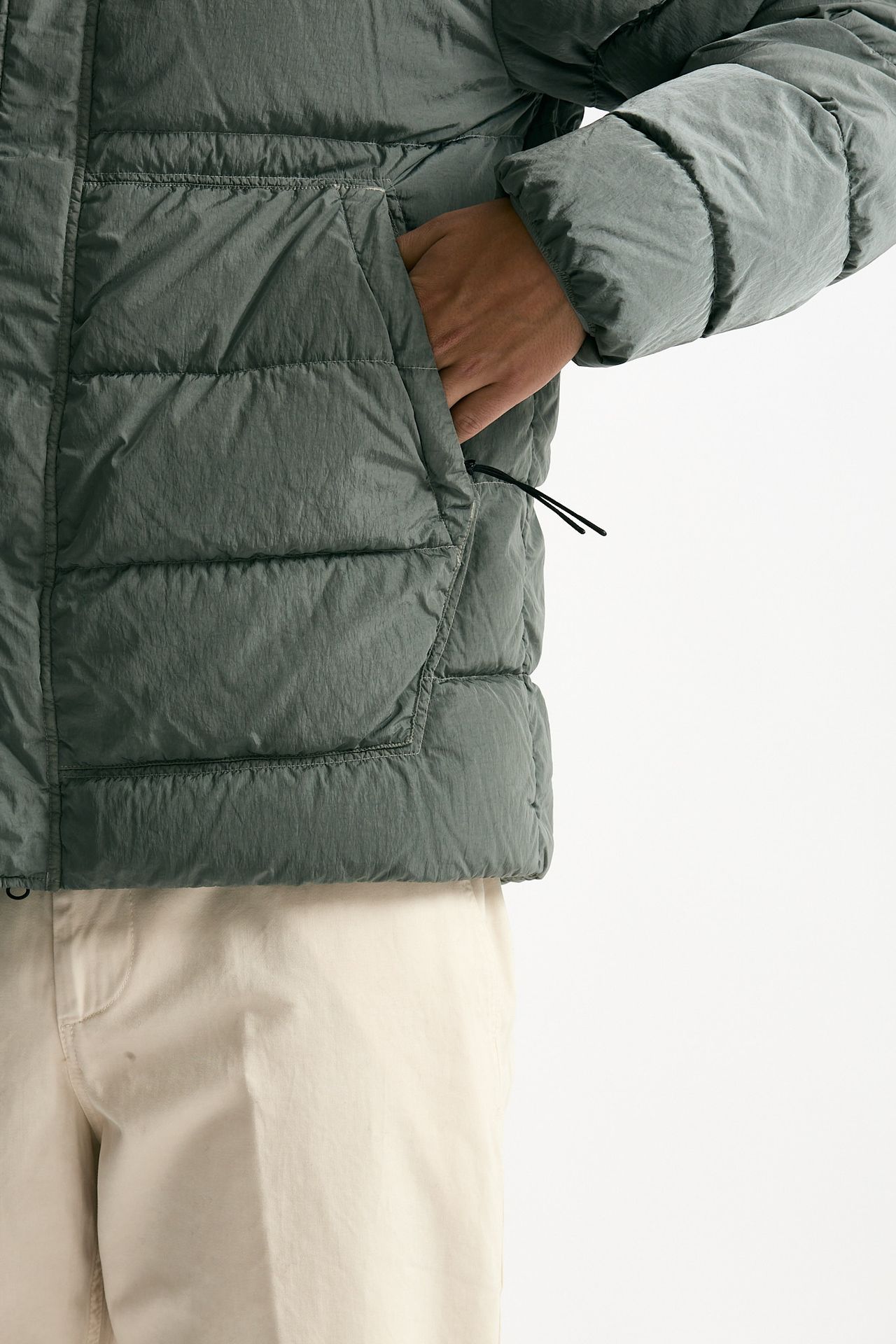 Piumino CHROME-R verde/grigio men C.p. company - 7