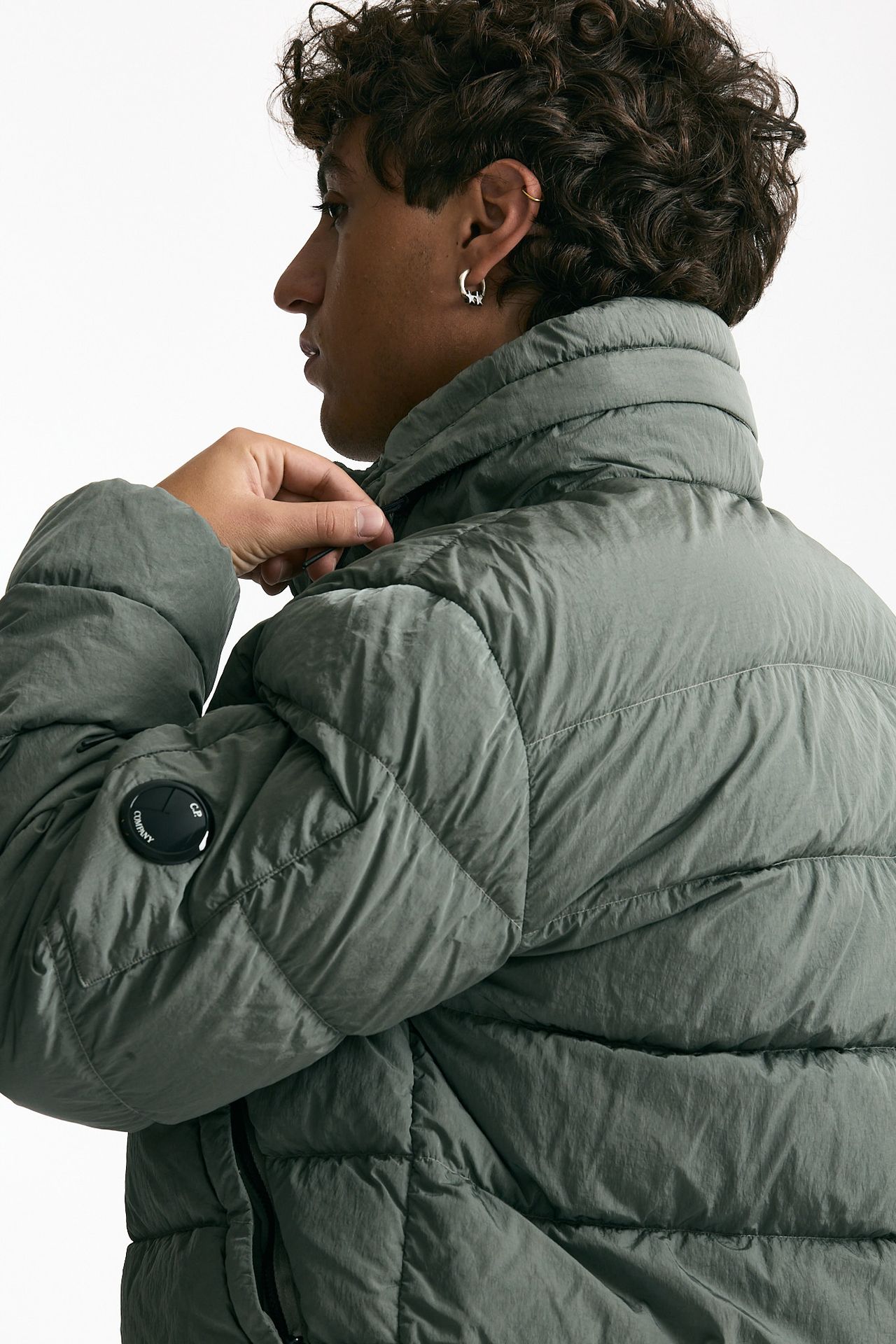 Piumino CHROME-R verde/grigio men C.p. company - 9