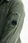 Overshirt in velluto verde men C.p. company - 7