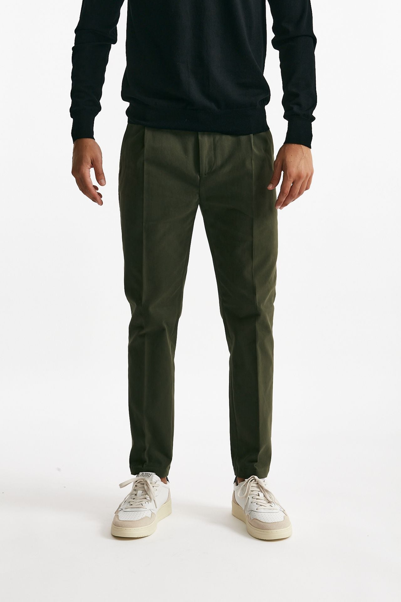 pantalone stretch prince pence verde militare men Department five - 1