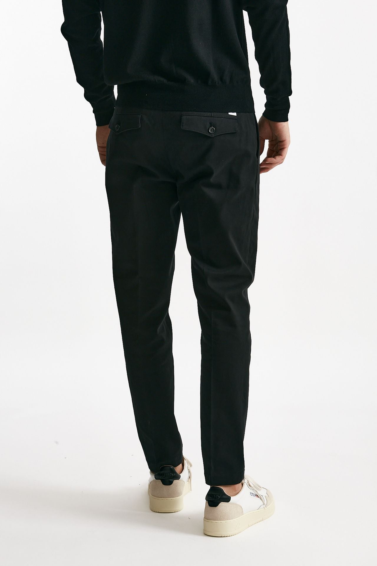 pantalone prince pence in cotone nero men Department five - 3