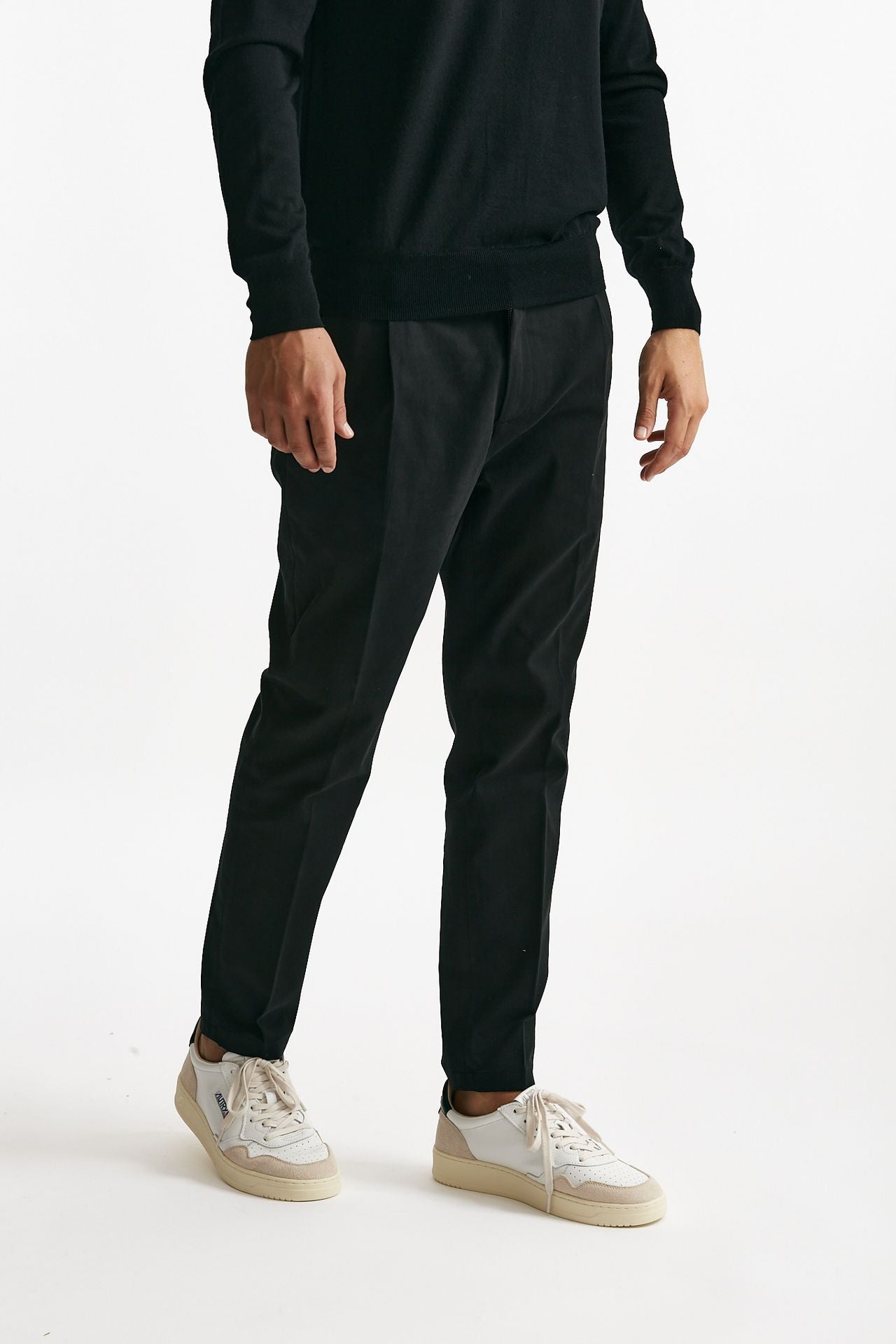 pantalone prince pence in cotone nero men Department five - 4