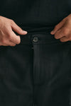 pantalone prince pence in cotone nero men Department five - 5