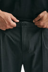 pantalone prince pence lana e poliestere stretch grigio antracite men Department five - 5