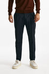 pantalone prince pence in lana e poliestere stretch blu men Department five - 1