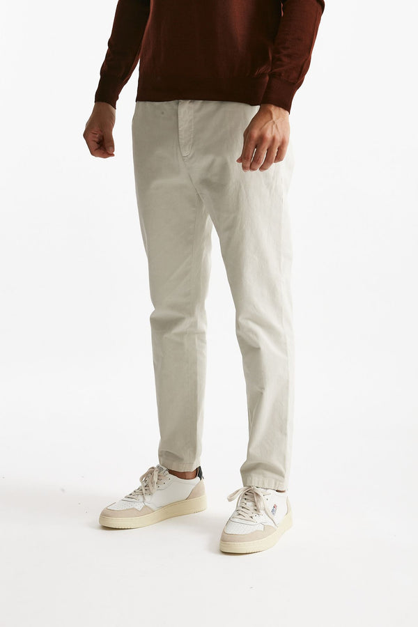 pantalone prince in fustagno di cotone stretch ghiaccio men Department five