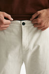 pantalone prince in fustagno di cotone stretch ghiaccio men Department five - 5