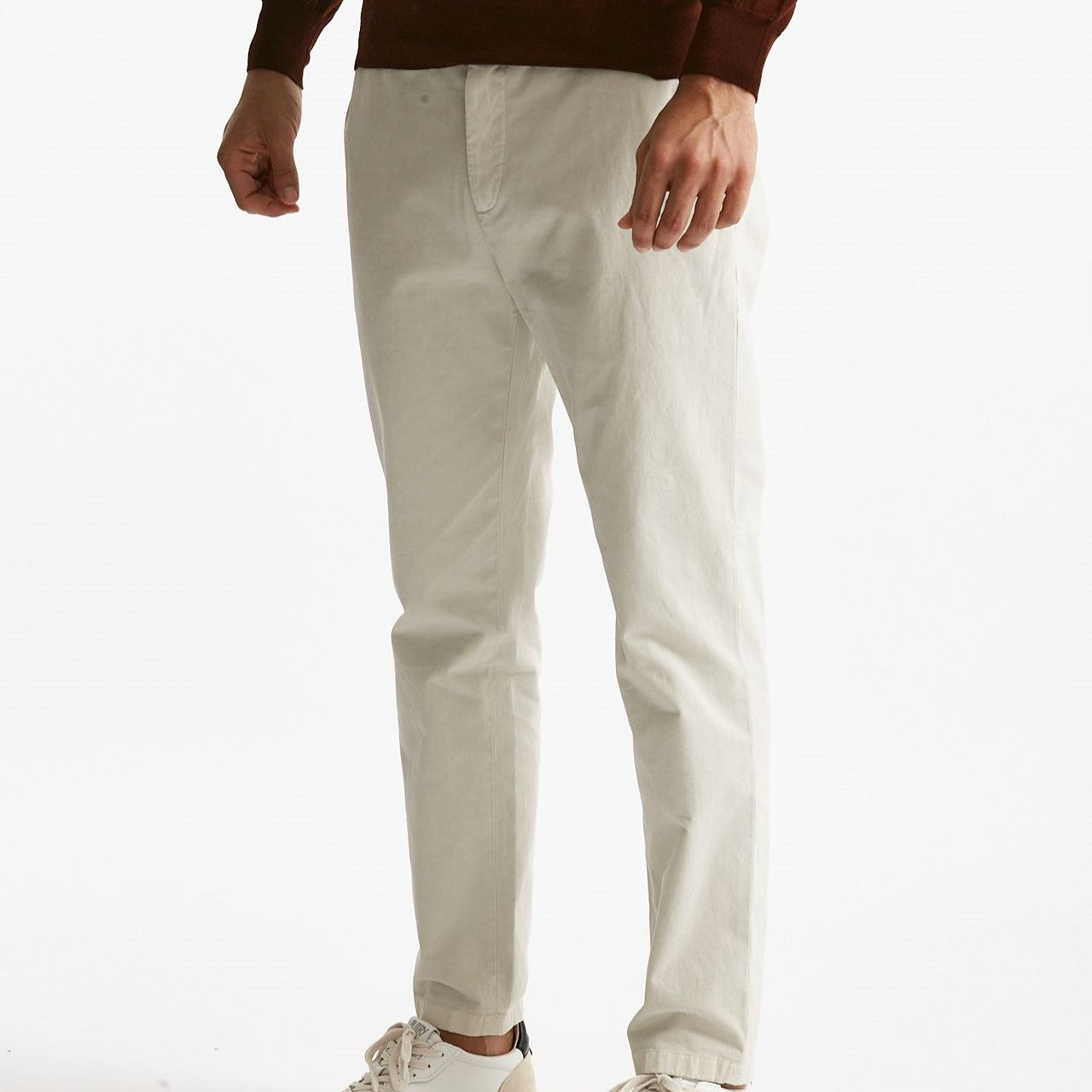 pantalone prince in fustagno di cotone stretch ghiaccio men Department five - 8
