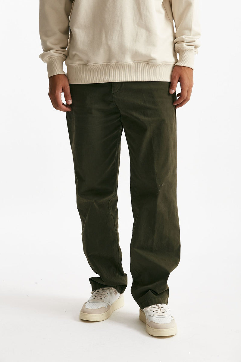 pantalone ant in cotone stretch  militare men Department five - 1