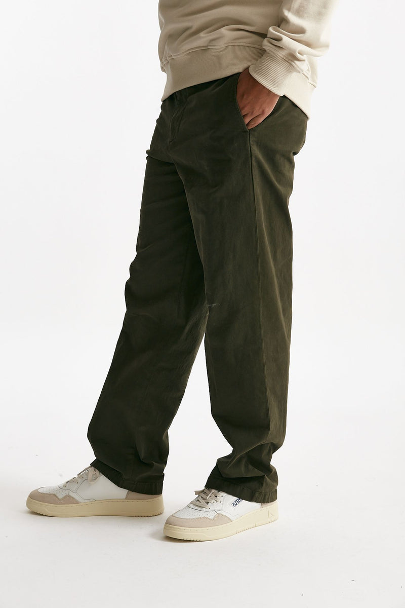 pantalone ant in cotone stretch  militare men Department five - 5