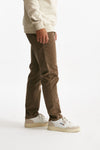 jeans prince denim in velluto stretch castagna men Department five - 2