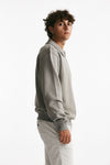 felpa in cotone grigio mezza zip men Department five - 2