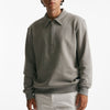 felpa in cotone grigio mezza zip men Department five - 8