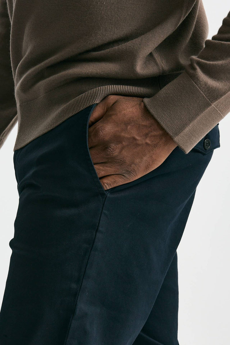 Pantalone WARREN in cotone stretch blu men Department five - 6