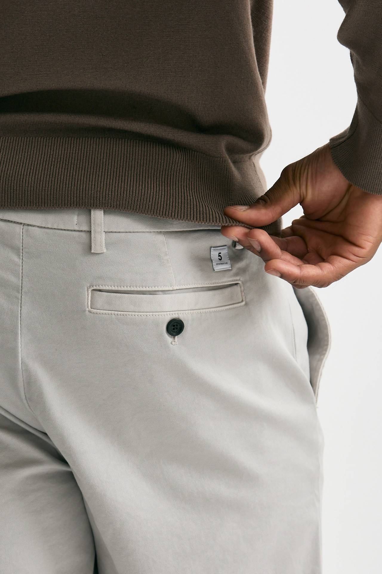 Pantalone WARREN in cotone stretch stucco men Department five - 7