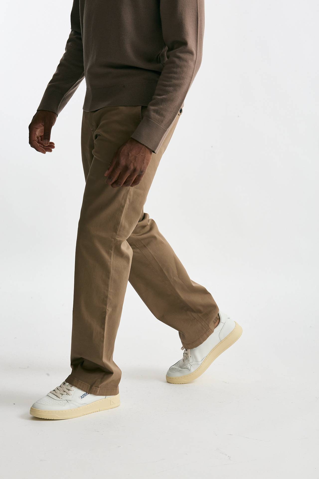 Pantalone WARREN in cotone stretch beige men Department five - 1