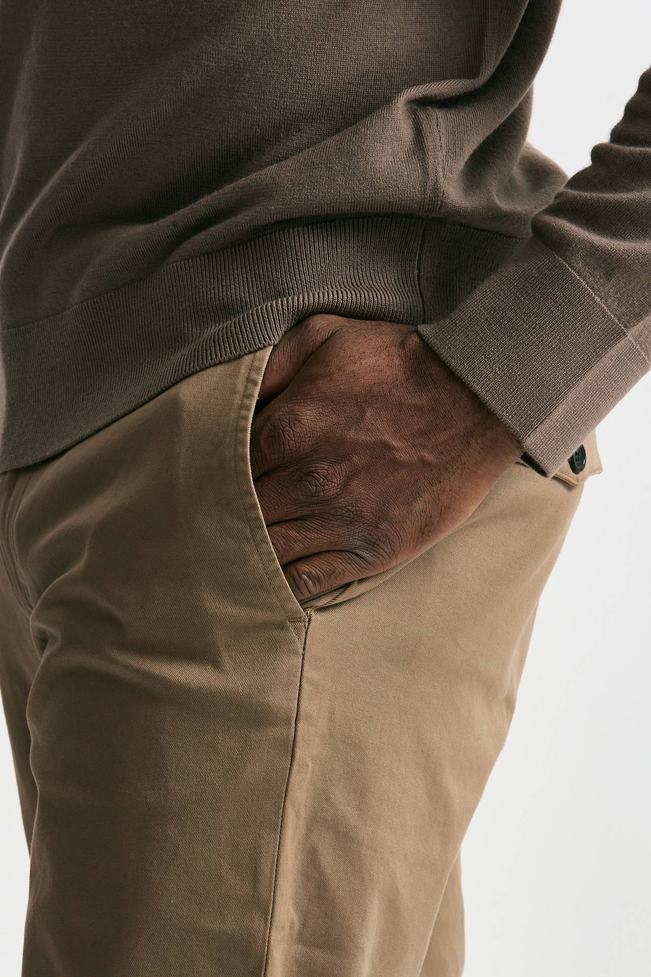 Pantalone WARREN in cotone stretch beige men Department five - 6