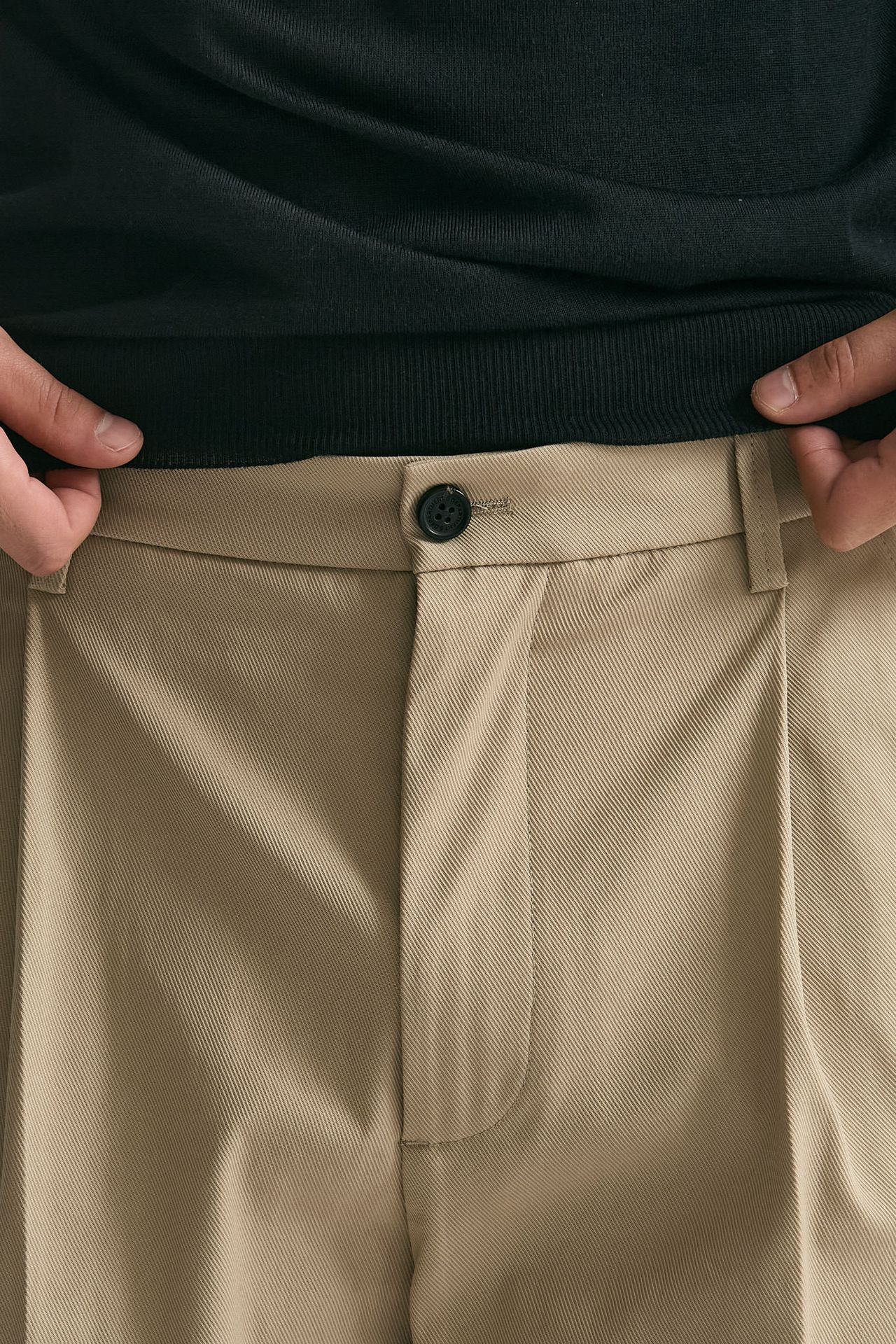 Pantalone GIN in cotone nylon stretch beige men Department five - 6