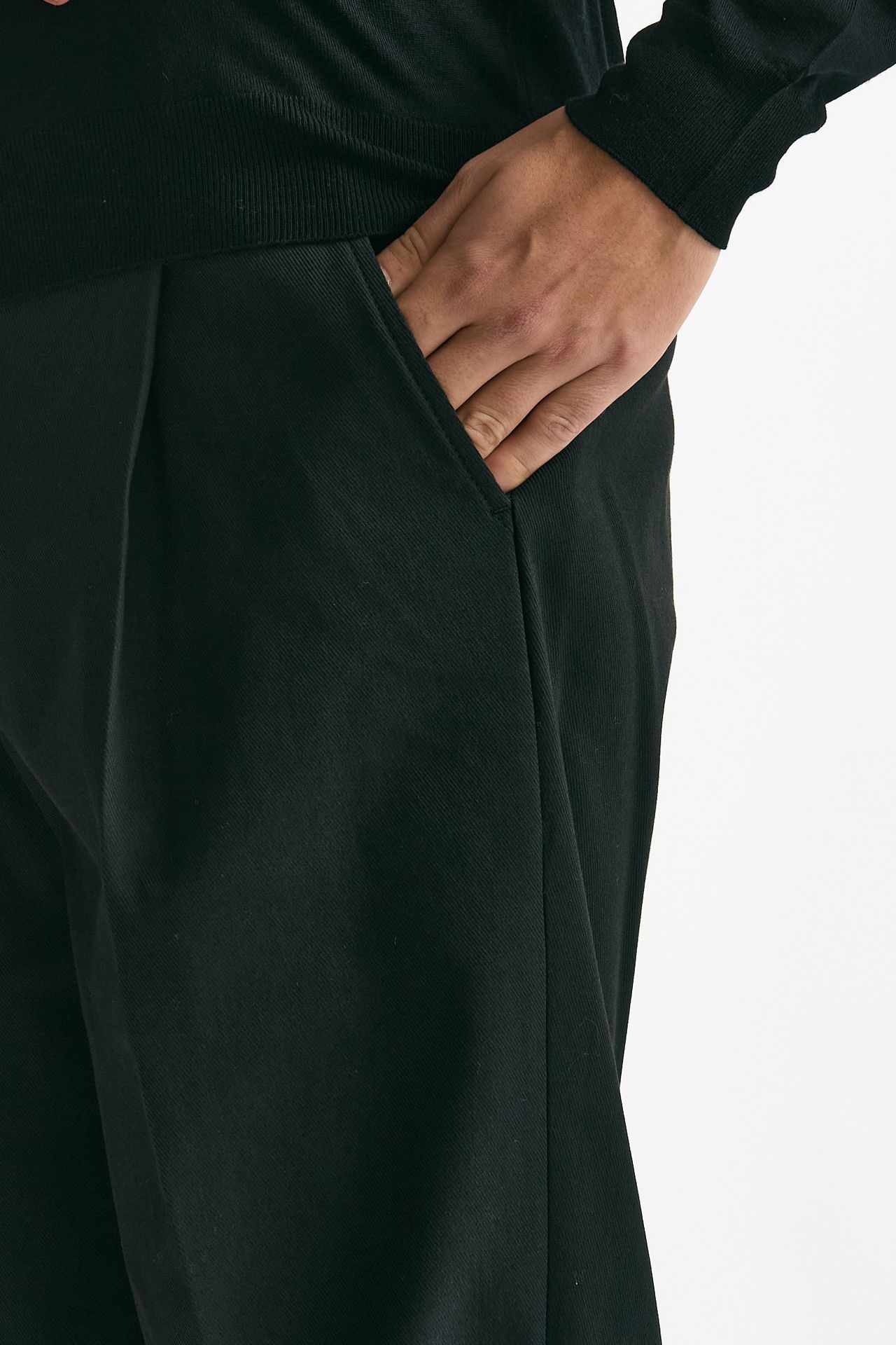 Pantalone GIN in cotone nylon stretch nero men Department five - 5