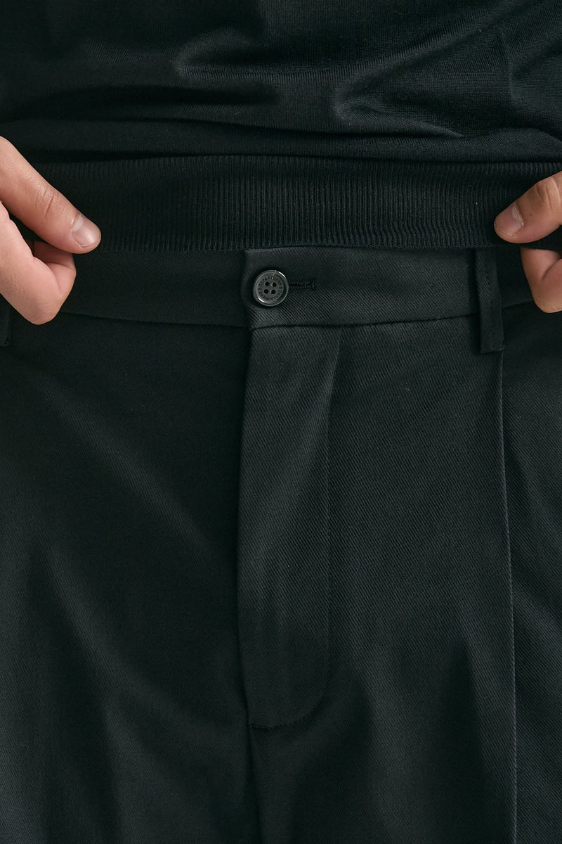 Pantalone GIN in cotone nylon stretch nero men Department five - 6