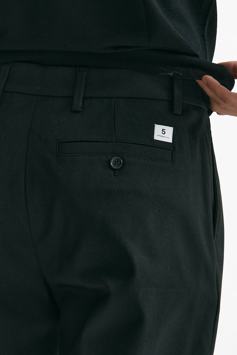 Pantalone GIN in cotone nylon stretch nero men Department five - 7
