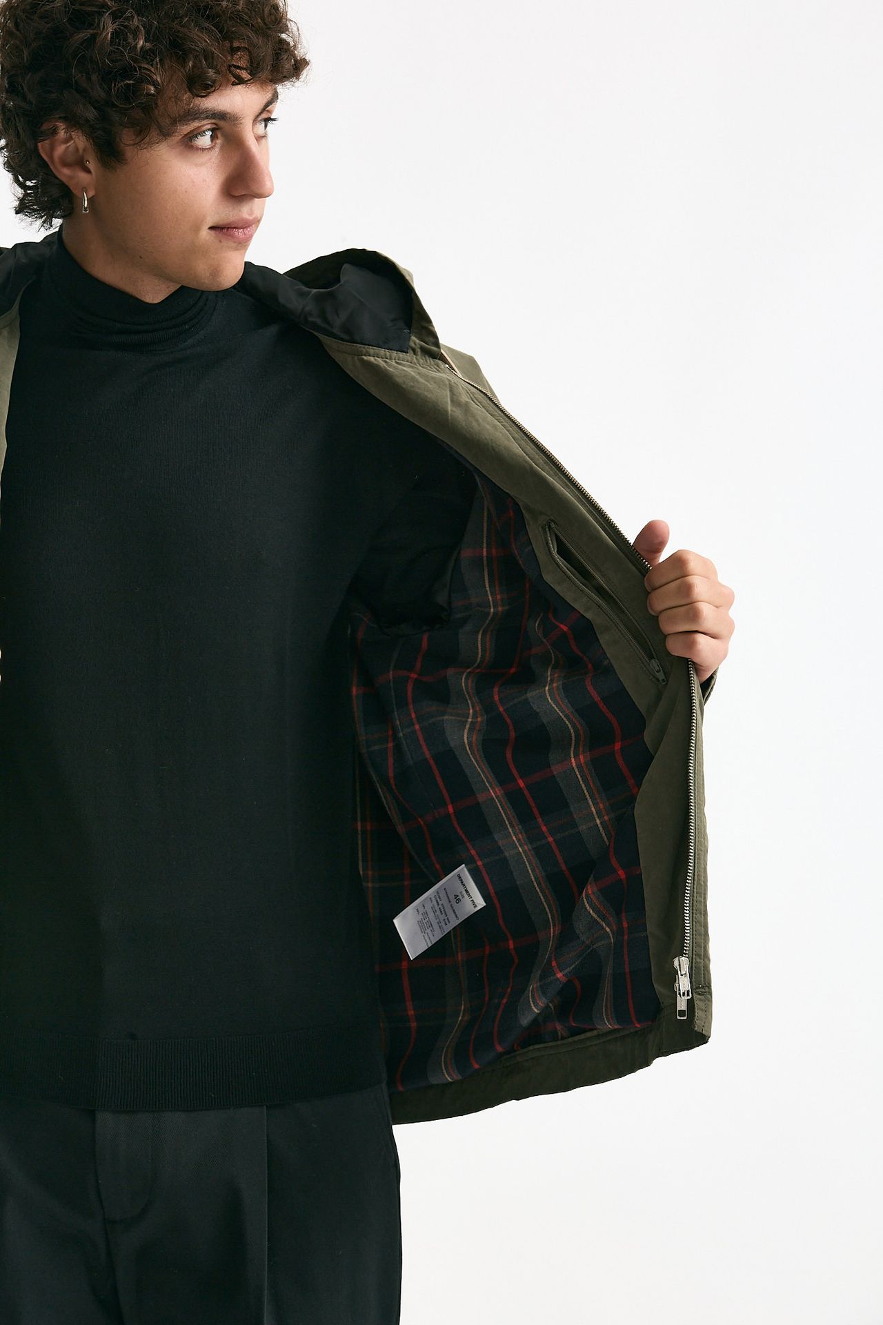 Giubbino in cotone e poliestere verde men Department five - 4