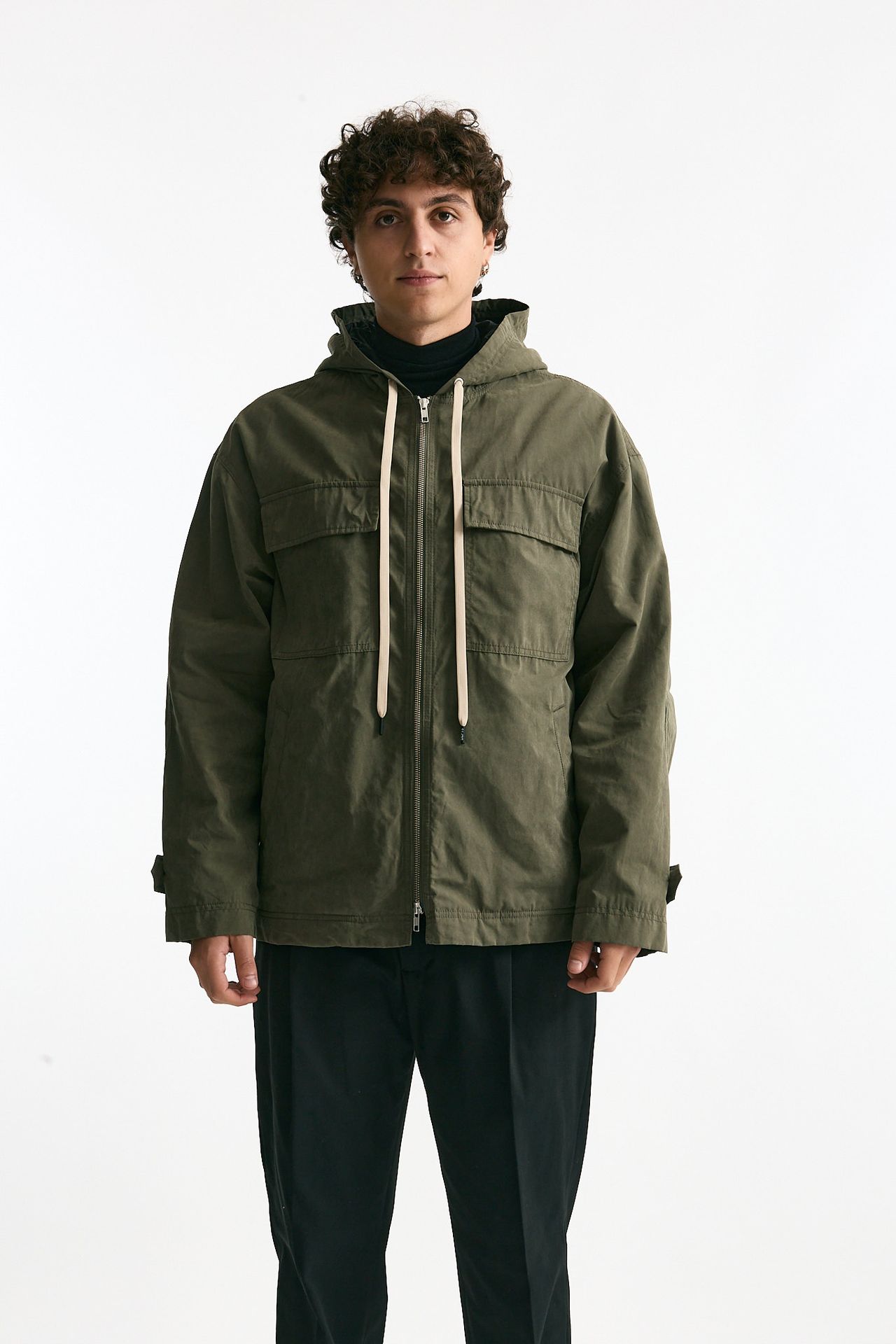 Giubbino in cotone e poliestere verde men Department five - 6