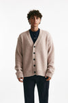 Cardigan in lana e poliamide rosa men Diana studio - 2